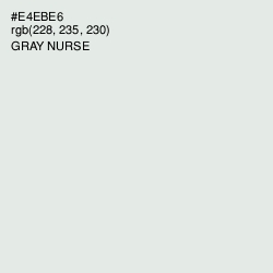 #E4EBE6 - Gray Nurse Color Image